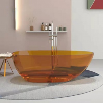 Transparent resin bathtub model 002-2