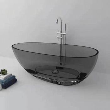 Transparent resin bathtub model 002