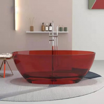 Transparent resin bathtub model 001-3